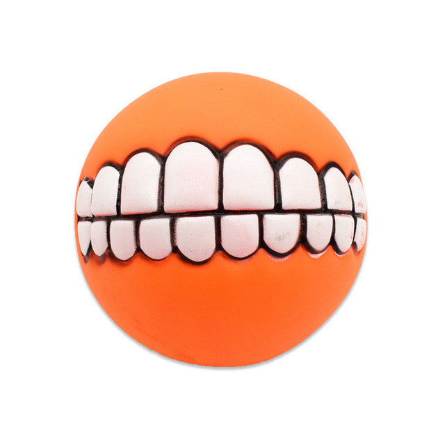 Funny Smile Rubber Pet Chew Toys