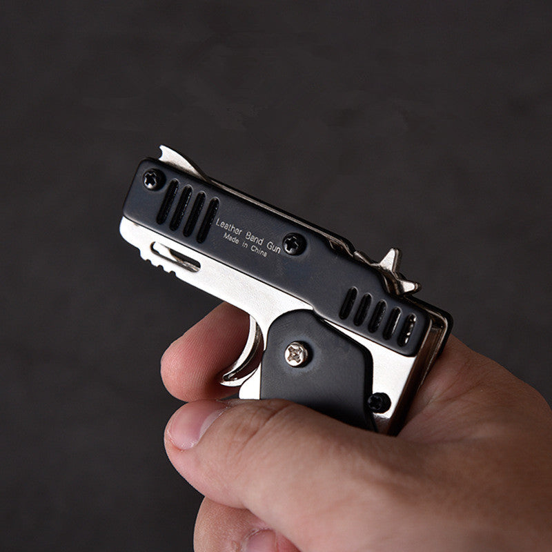 Mini Rubber Launcher Toy Gun