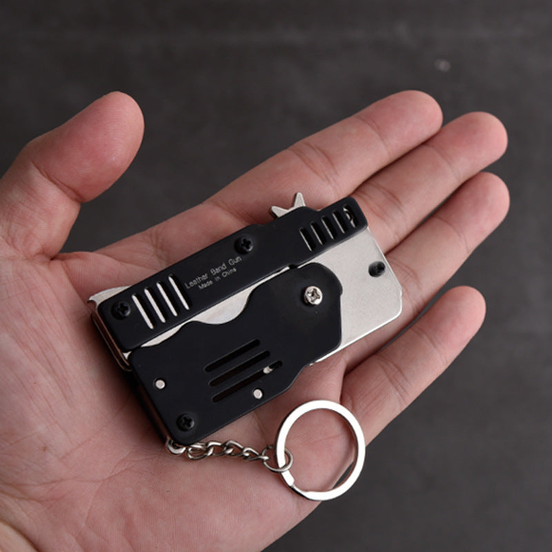 Mini Rubber Launcher Toy Gun - Image 2