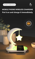 Moon Star Wireless Charging Night Lamp