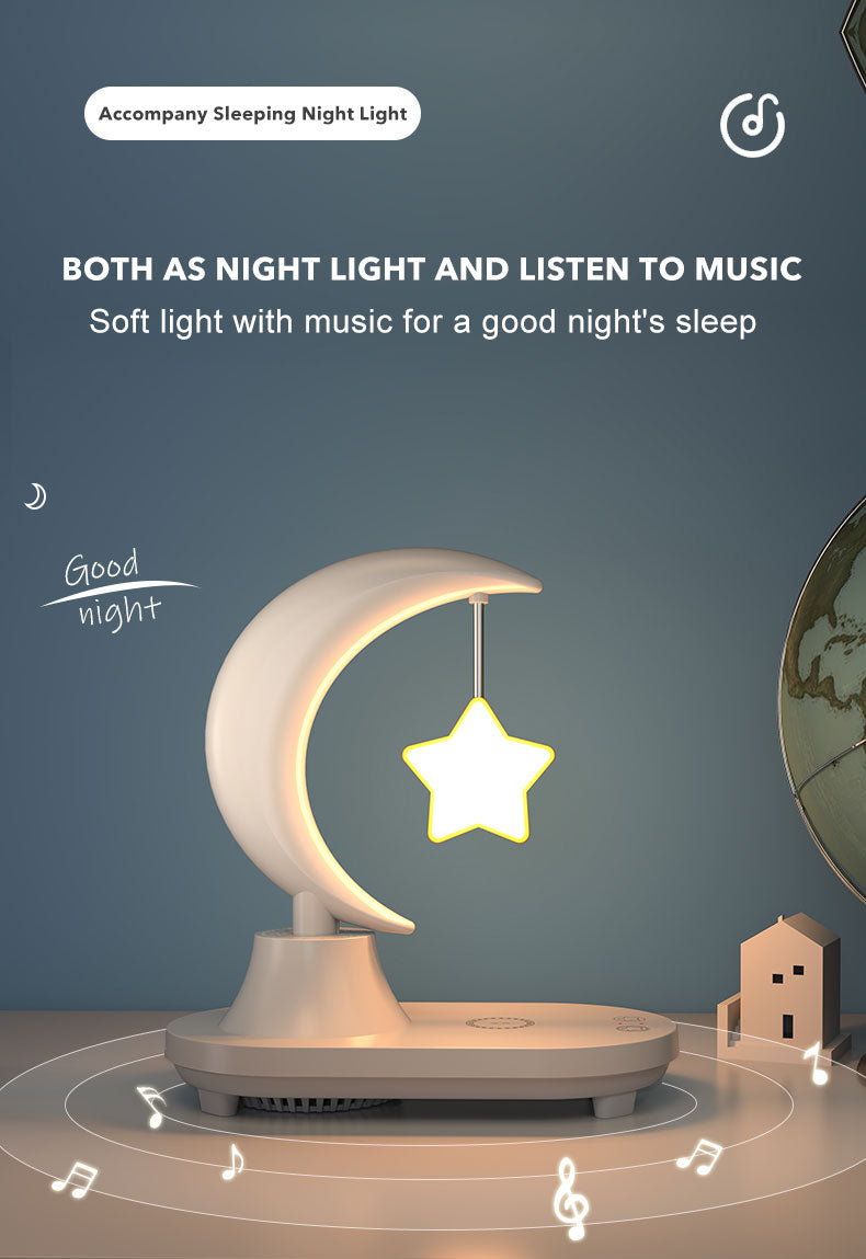 Moon Star Wireless Charging Night Lamp