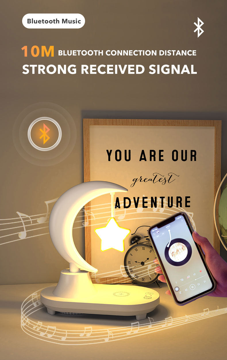 Moon Star Wireless Charging Night Lamp - Image 5