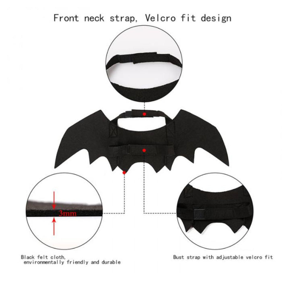 Pet Costume Bat Wing - Image 3