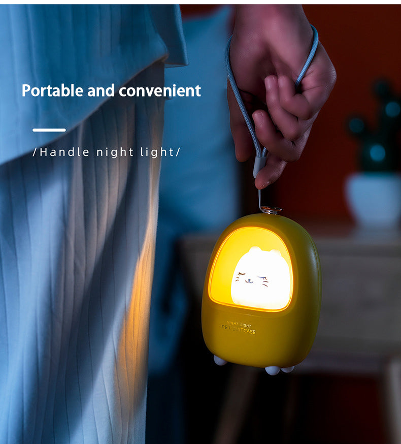 Portable Atmosphere Cute Pet Bedside Night Lamp