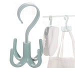 Rotating Four-Claw Wardrobe Organizer Hanger