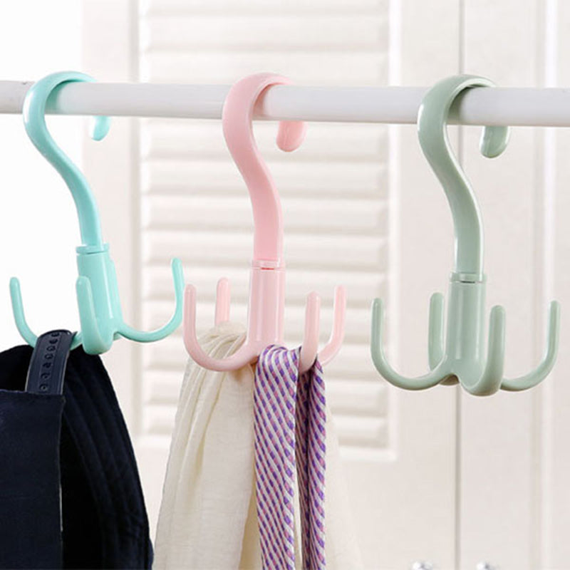 Rotating Four-Claw Wardrobe Organizer Hanger - Image 1