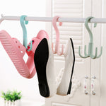 Rotating Four-Claw Wardrobe Organizer Hanger