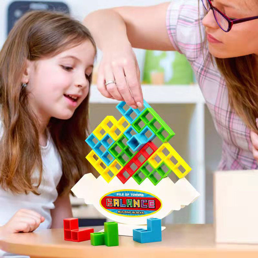 Block Stacking Puzzle Kids Balance Game - Image 0