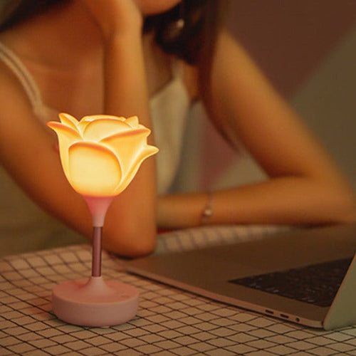 Rose Flower Romantic Touch Night Light - Image 0