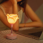 Rose Flower Romantic Touch Night Light