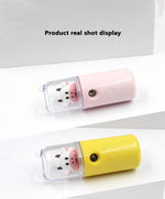 USB Cartoon Animal Rechargeable Mini Face Steamer