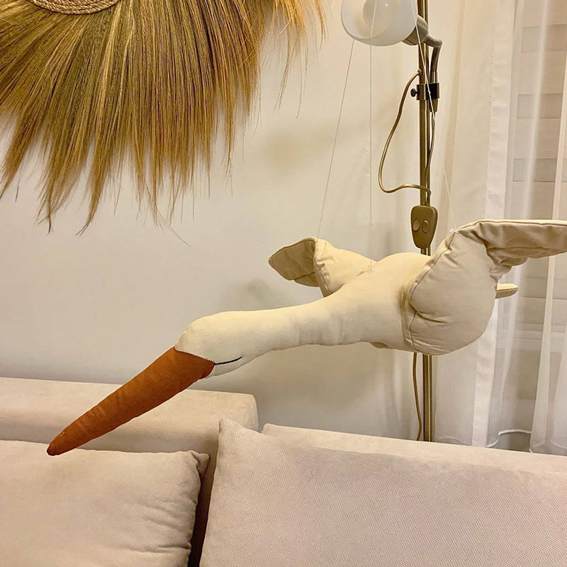 Creative Nursery Decor Hanging Swan Plush Doll - Image 3