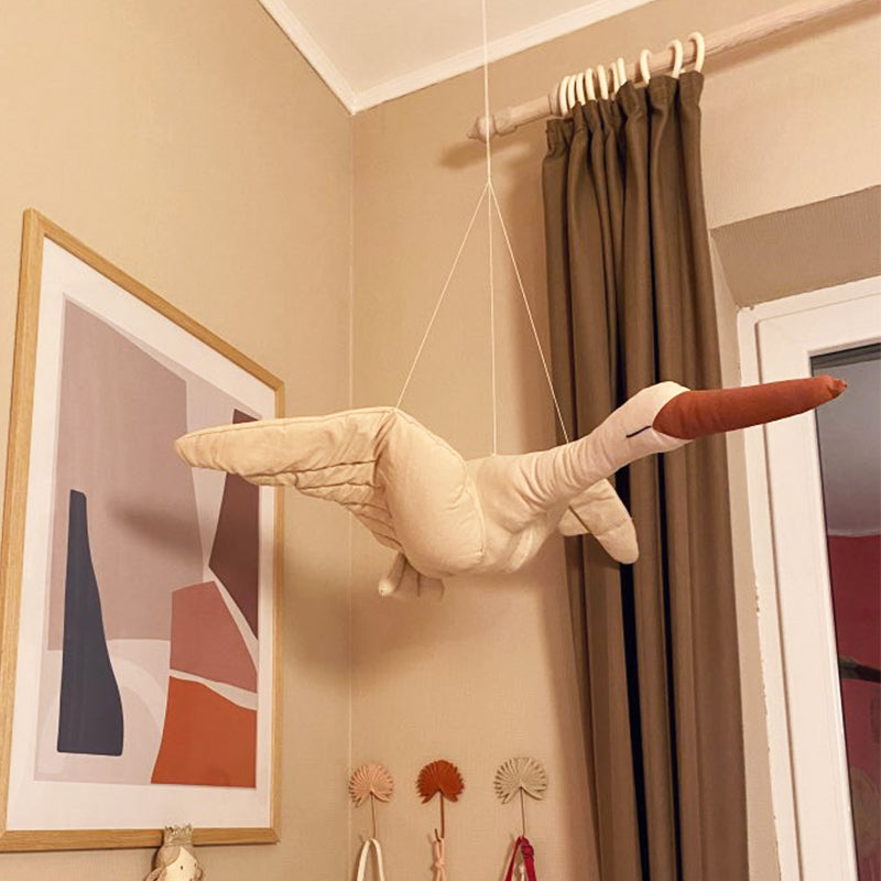 Creative Nursery Decor Hanging Swan Plush Doll - Image 7