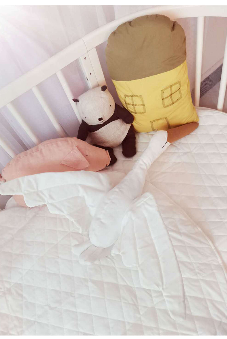 Creative Nursery Decor Hanging Swan Plush Doll - Image 5