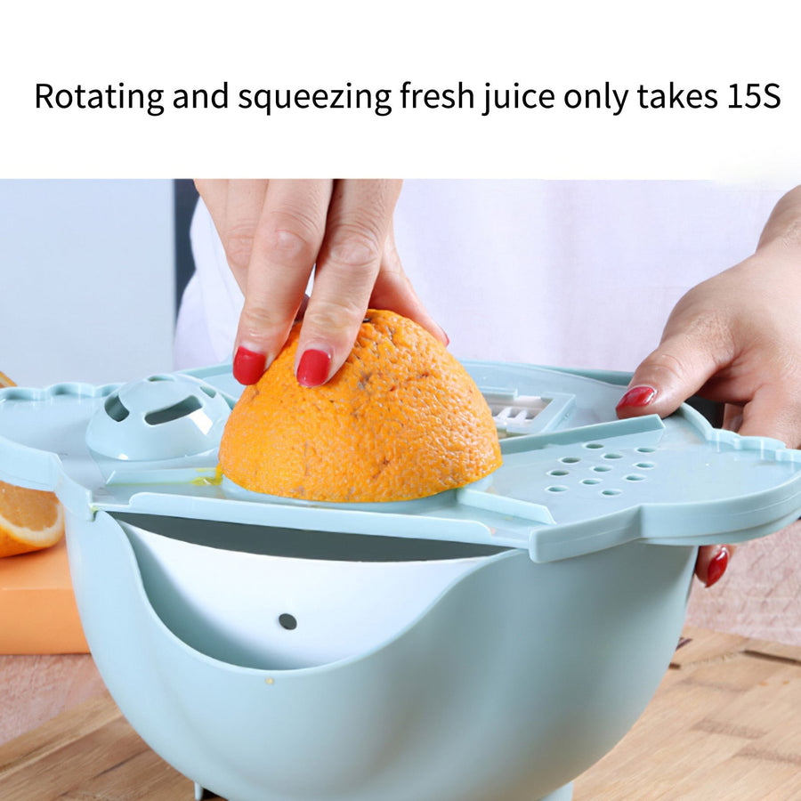 All-in-One Drain Basket Vegetable Grater - Image 2