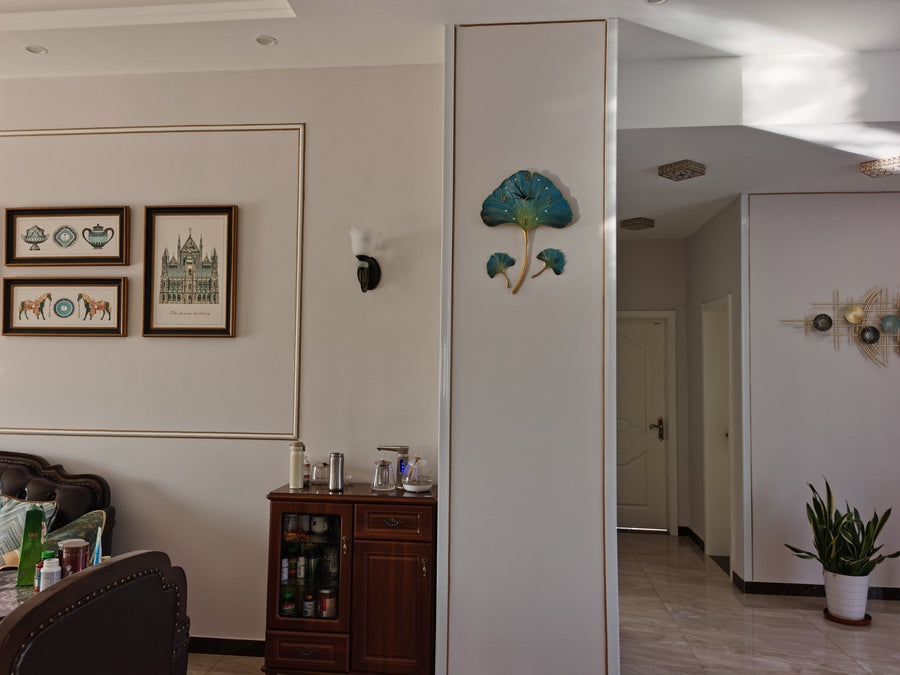 Elegant Leaf Wall Silent Clock - Image 6