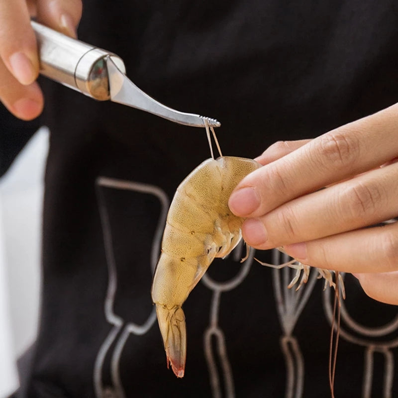 Shrimp Cleaner Stainless Steel Cutter - Image 3