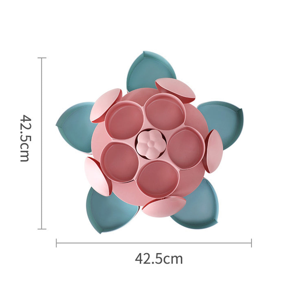 Two Layer Rotating Flower Candy Snack Box Mavigadget two-layer-rotating-flower-candy-snack-box-mavigadget