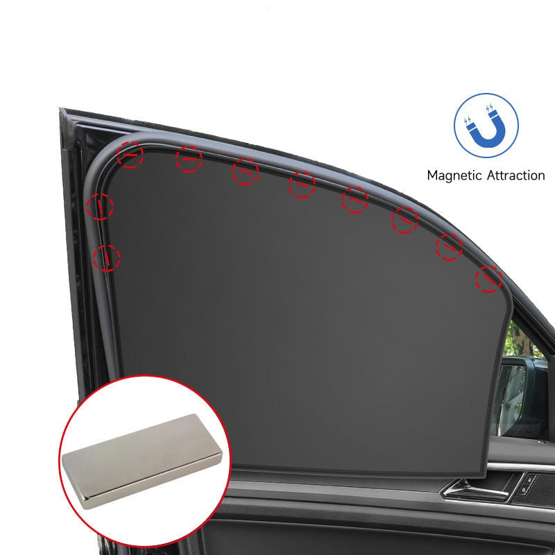 Universal Anti-UV Sunshade Car Window Curtains - Image 3