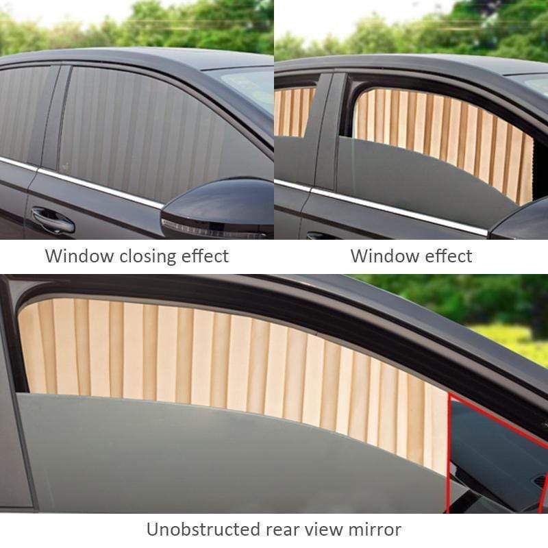 Magnetic Sun Protection Shade Car Window Curtain - Image 3