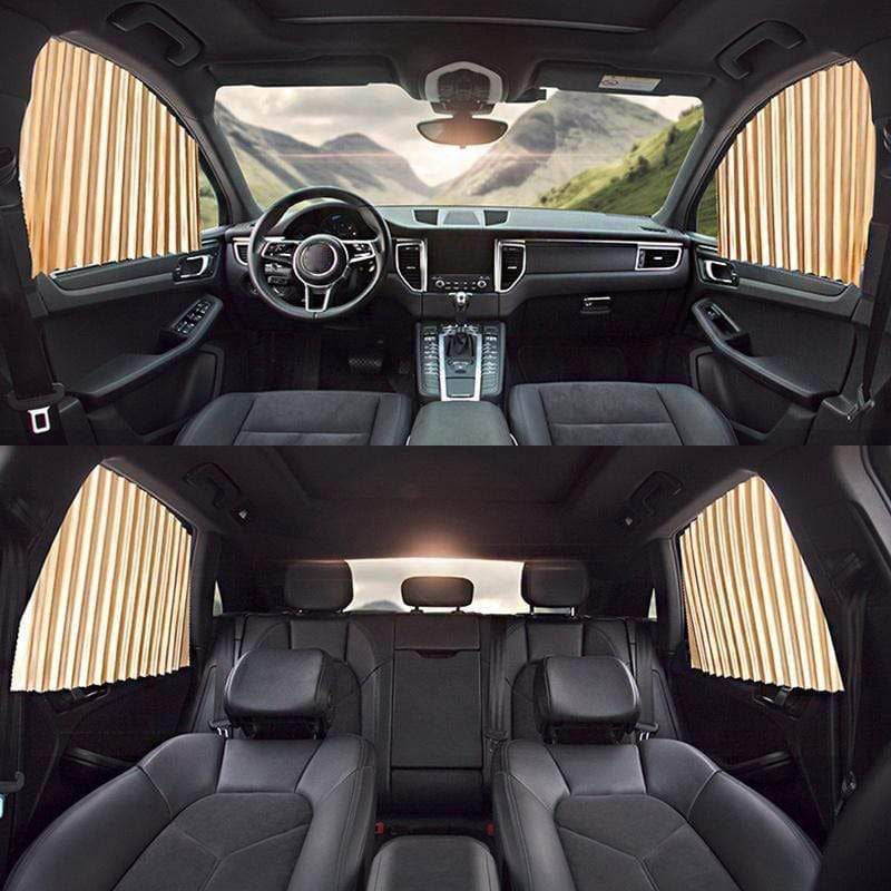 Magnetic Sun Protection Shade Car Window Curtain - Image 1