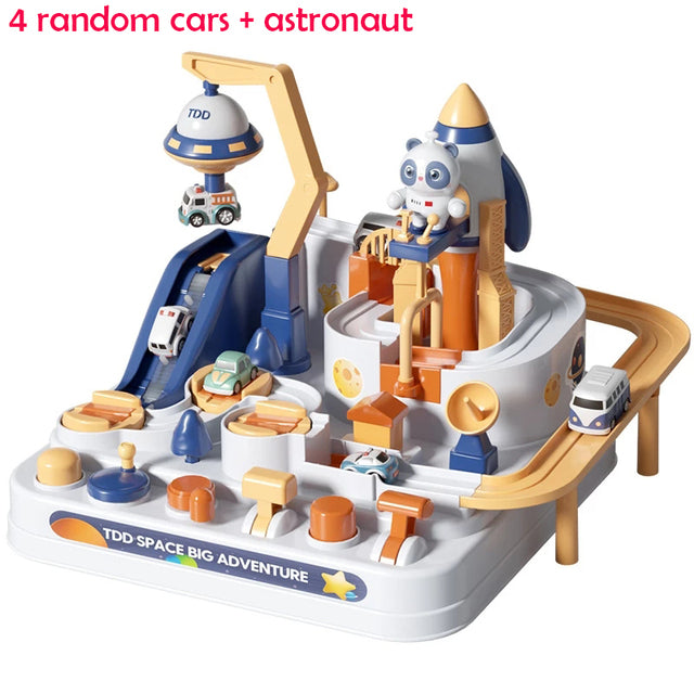 Space Panda Car Racing Toys - Image 2