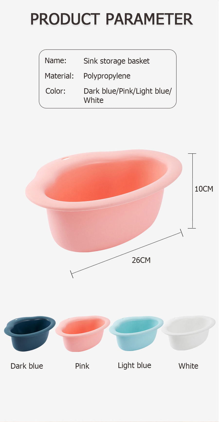 Kitchen Sink Easy Drain Side Basket - Image 6