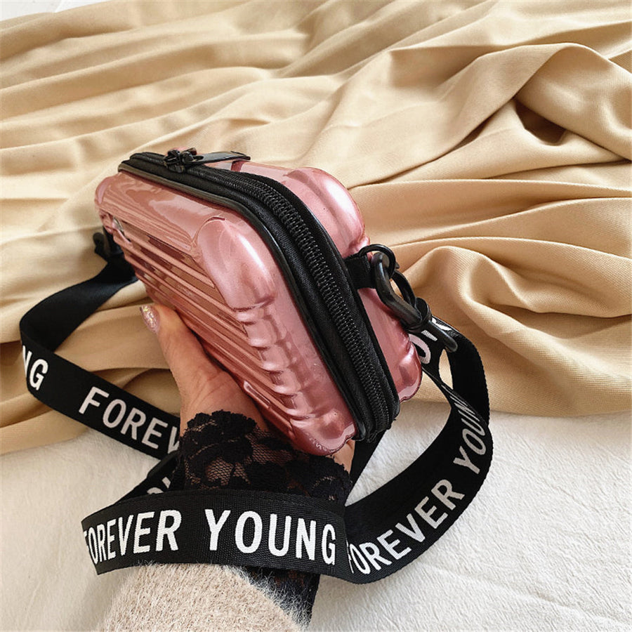 Mini Luggage Shape Women Purse - Image 2