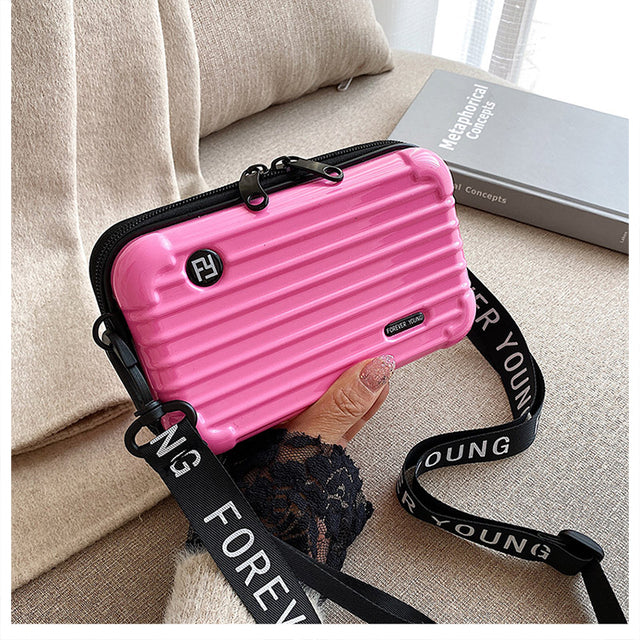 Mini Luggage Shape Women Purse - Image 3