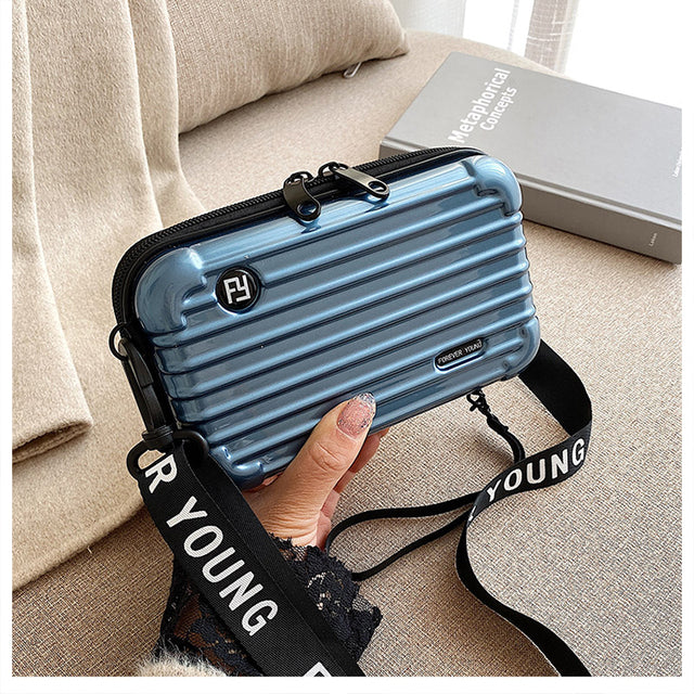 Mini Luggage Shape Women Purse - Image 1