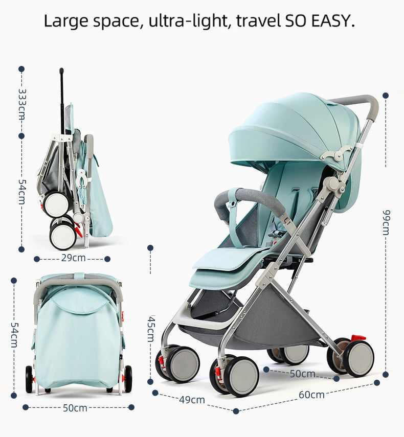 High Lightweight Foldable Baby Stroller - Image 2
