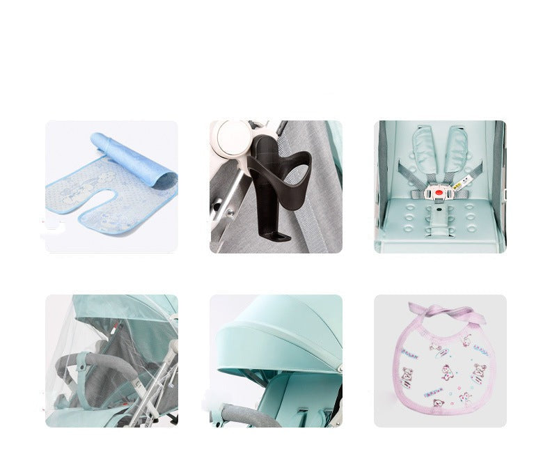 High Lightweight Foldable Baby Stroller - Image 4
