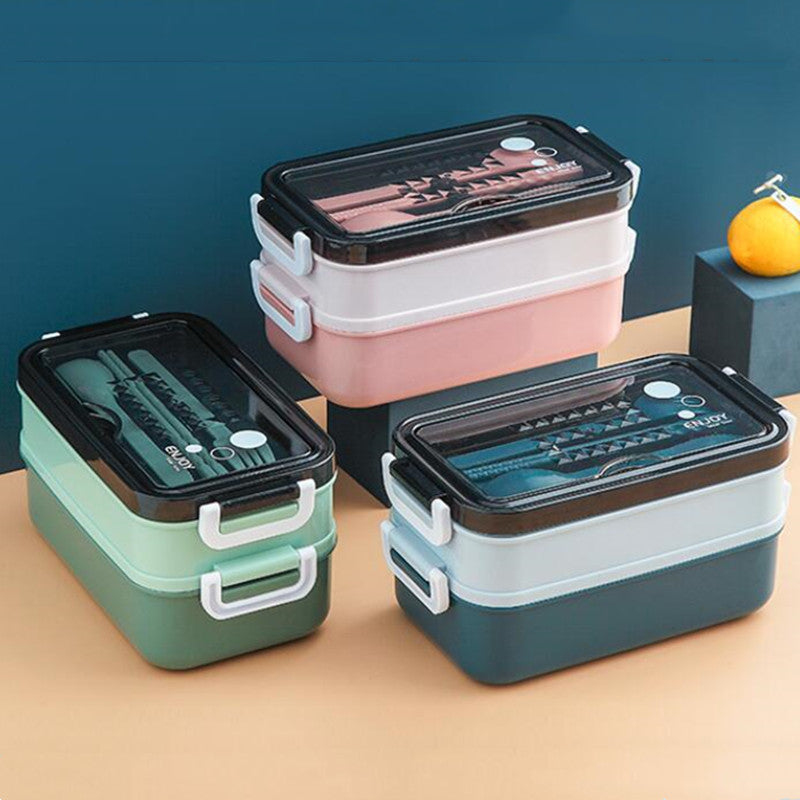 Double Layer Leak-Proof Soup Bowl Lunch Box - Image 2