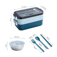 Double Layer Leak-Proof Soup Bowl Lunch Box - Image 11