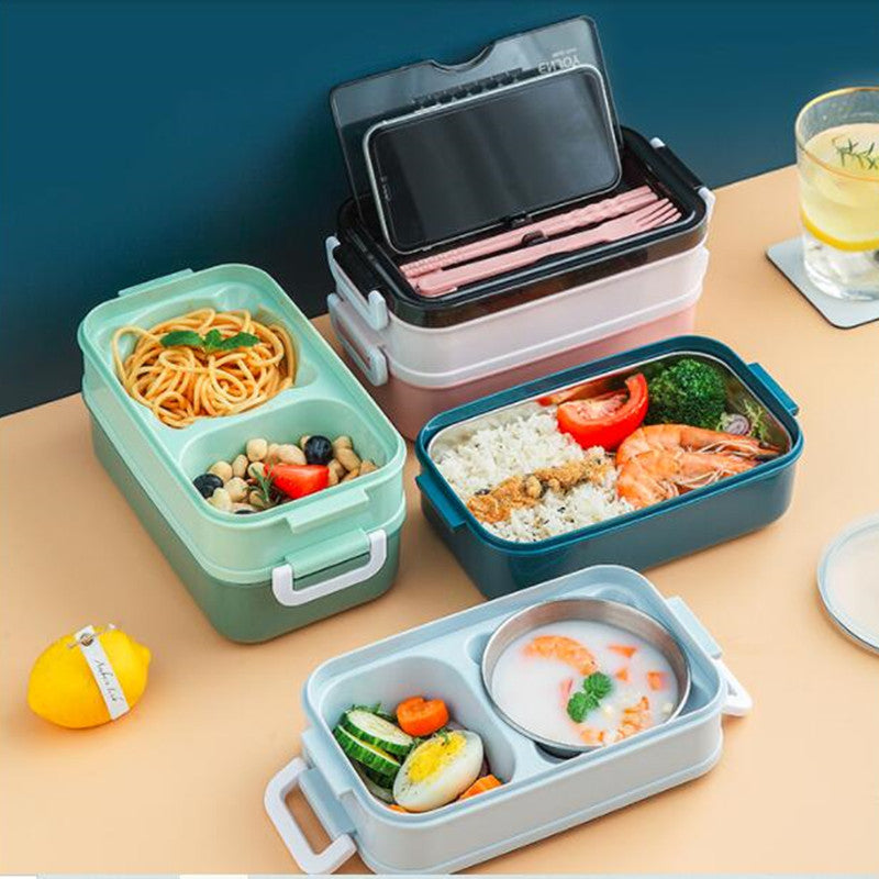 Double Layer Leak-Proof Soup Bowl Lunch Box - Image 9