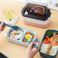 Double Layer Leak-Proof Soup Bowl Lunch Box - Image 1