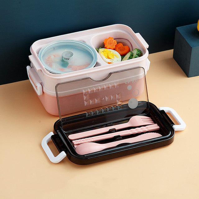 Double Layer Leak-Proof Soup Bowl Lunch Box - Image 14