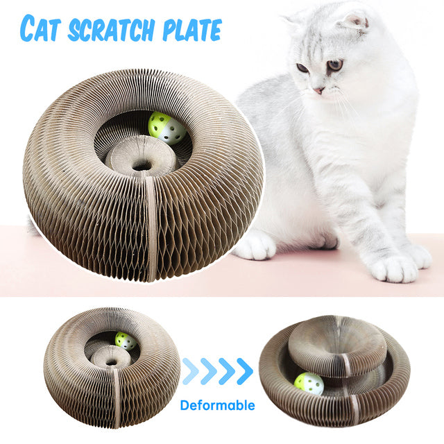 Cat Magic Foldable Scratch Toy Board - Image 5
