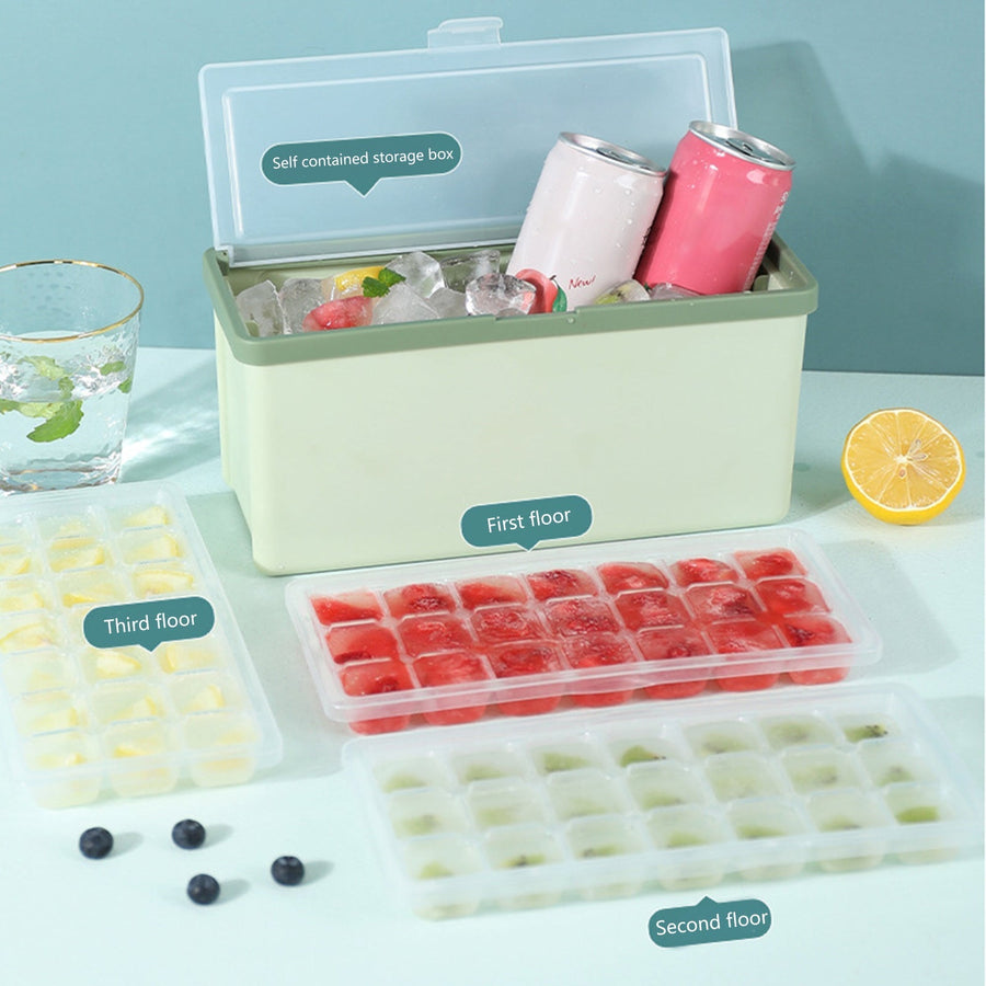 Three-Layer Ice Cube Tray Box - Image 3
