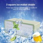 Three-Layer Ice Cube Tray Box