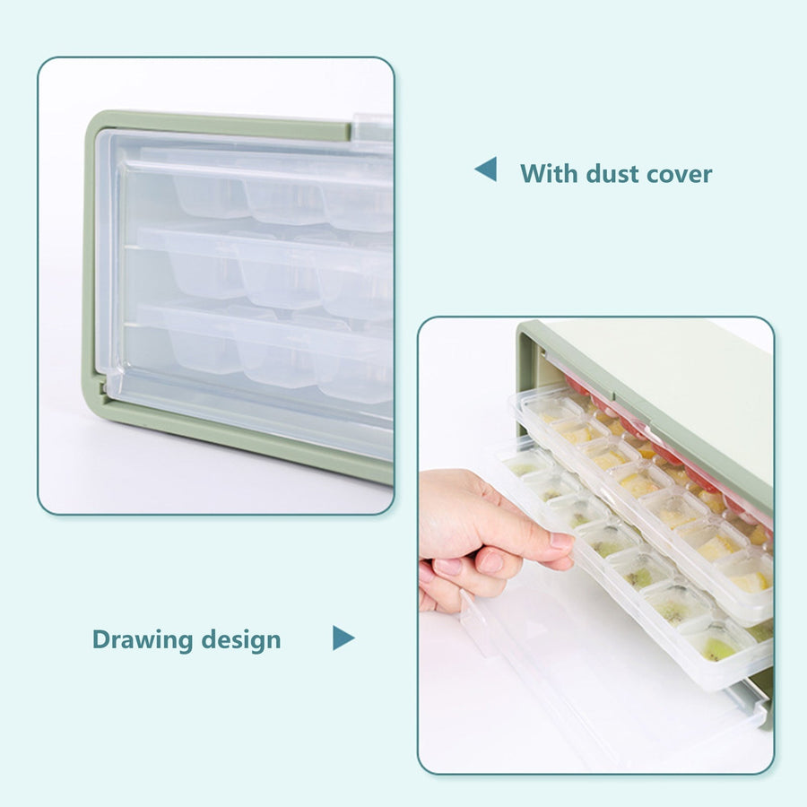 Three-Layer Ice Cube Tray Box - Image 5