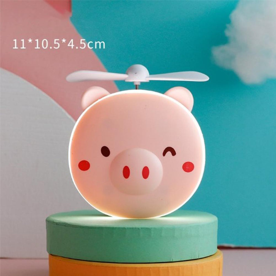Rechargeable Piggy Mini Led Makeup Light Mirror - Image 4