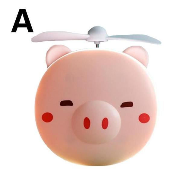 Rechargeable Piggy Mini Led Makeup Light Mirror - Image 6