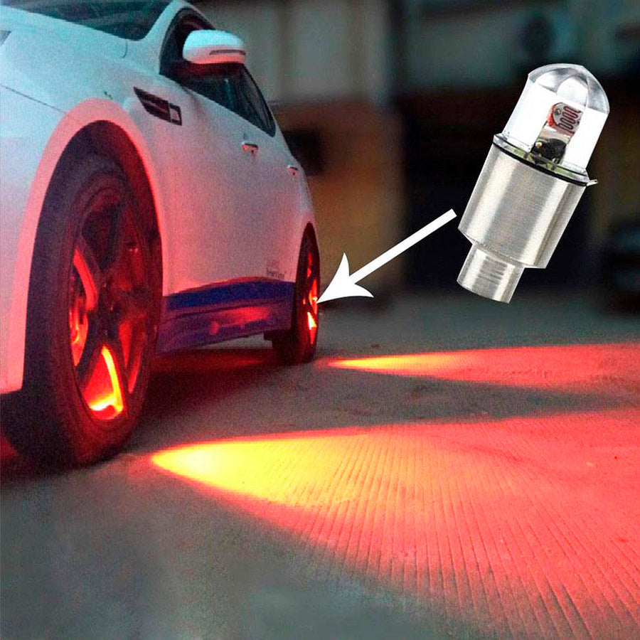2pcs Car Bike Tire Valve Cap Lights - Image 3
