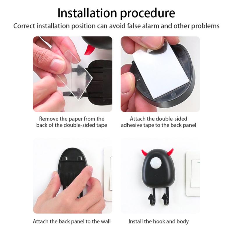 Cartoon Elf Sensor Voice Reminder Key Hook · Mavigadget