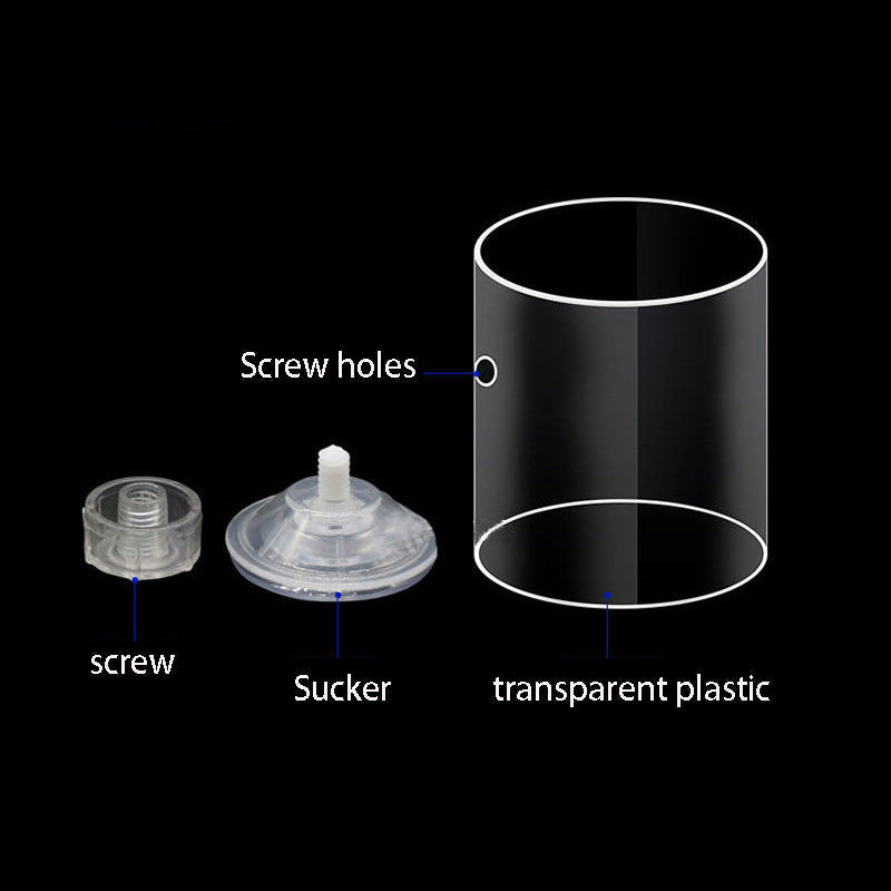 Aquarium Transparent Suction Fish Feeder - Image 3