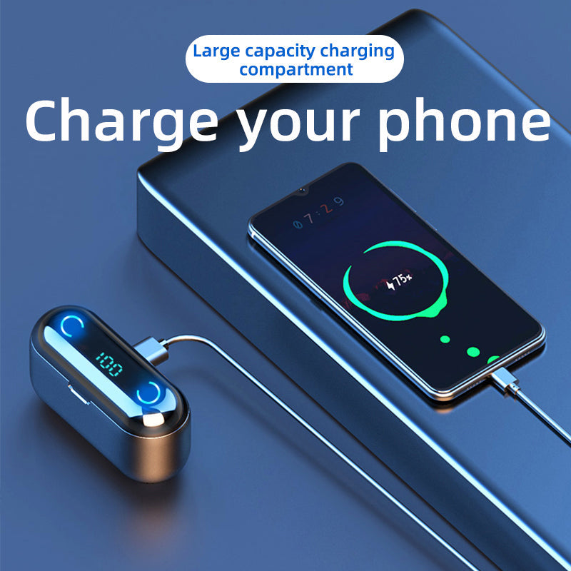Wireless Ultimate Headset with 2000mAh Powerbank Case - Image 5