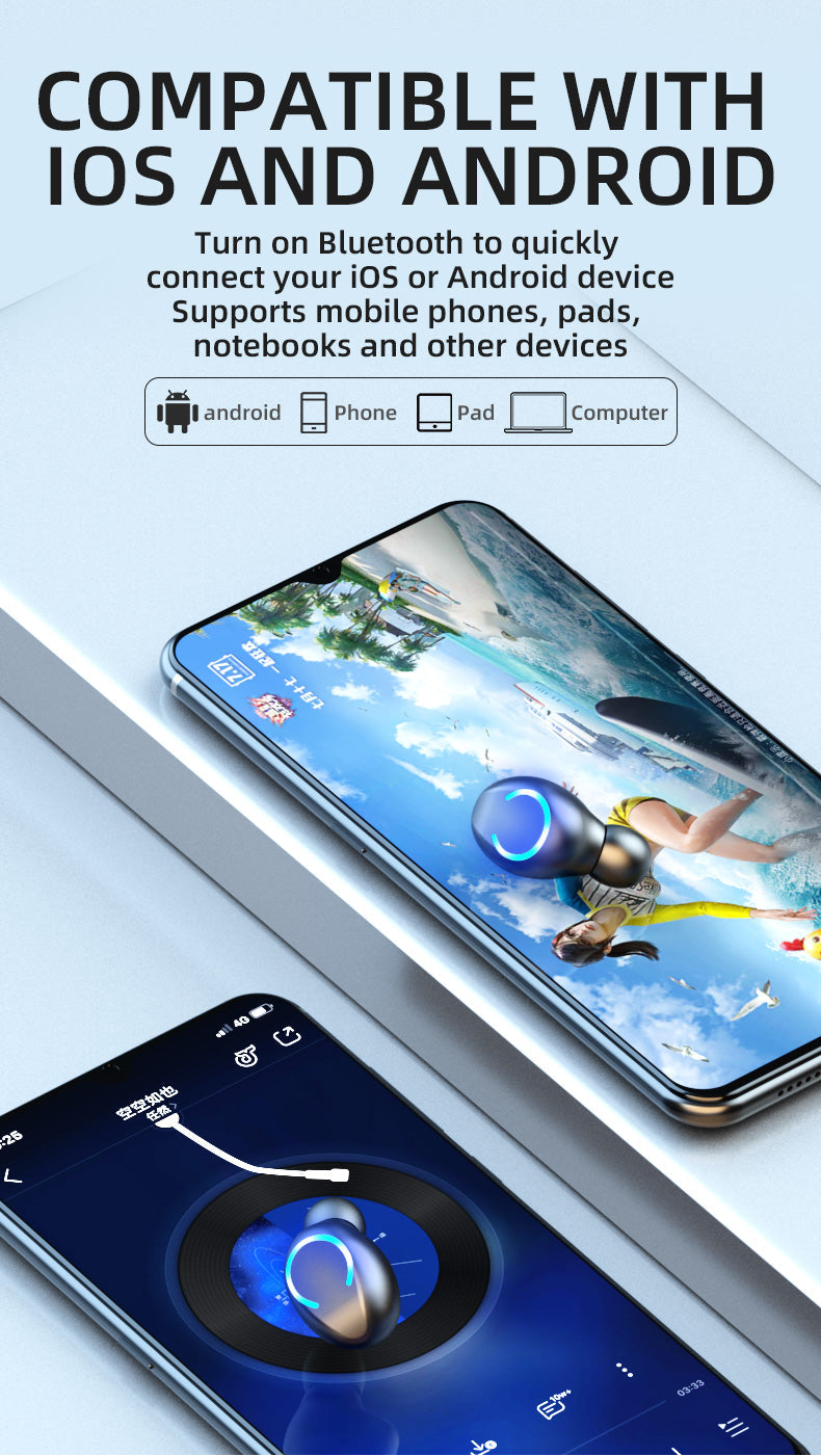 Wireless Ultimate Headset with 2000mAh Powerbank Case - Image 8