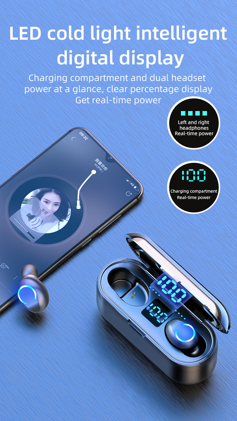 Wireless Ultimate Headset with 2000mAh Powerbank Case - Image 9