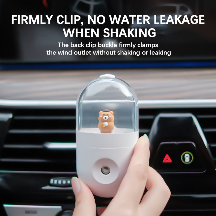 Mini Bear USB Ultra-Quiet Car Humidifier - Image 1